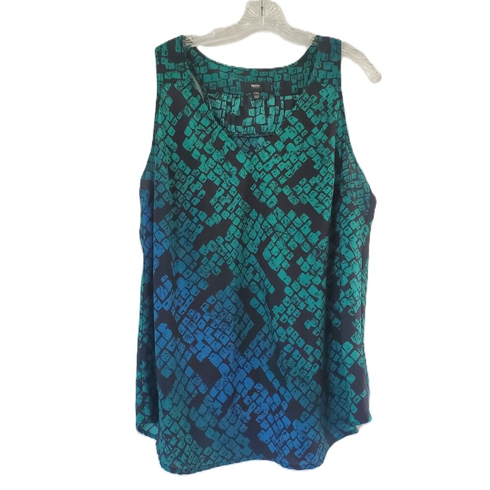 Mossino Boho Ombre Racerback Top XXL